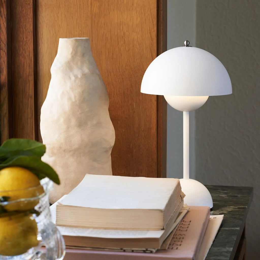 Wireless Table Lamp – Multicolor Mushroom Shape for Desk or Bedside Table