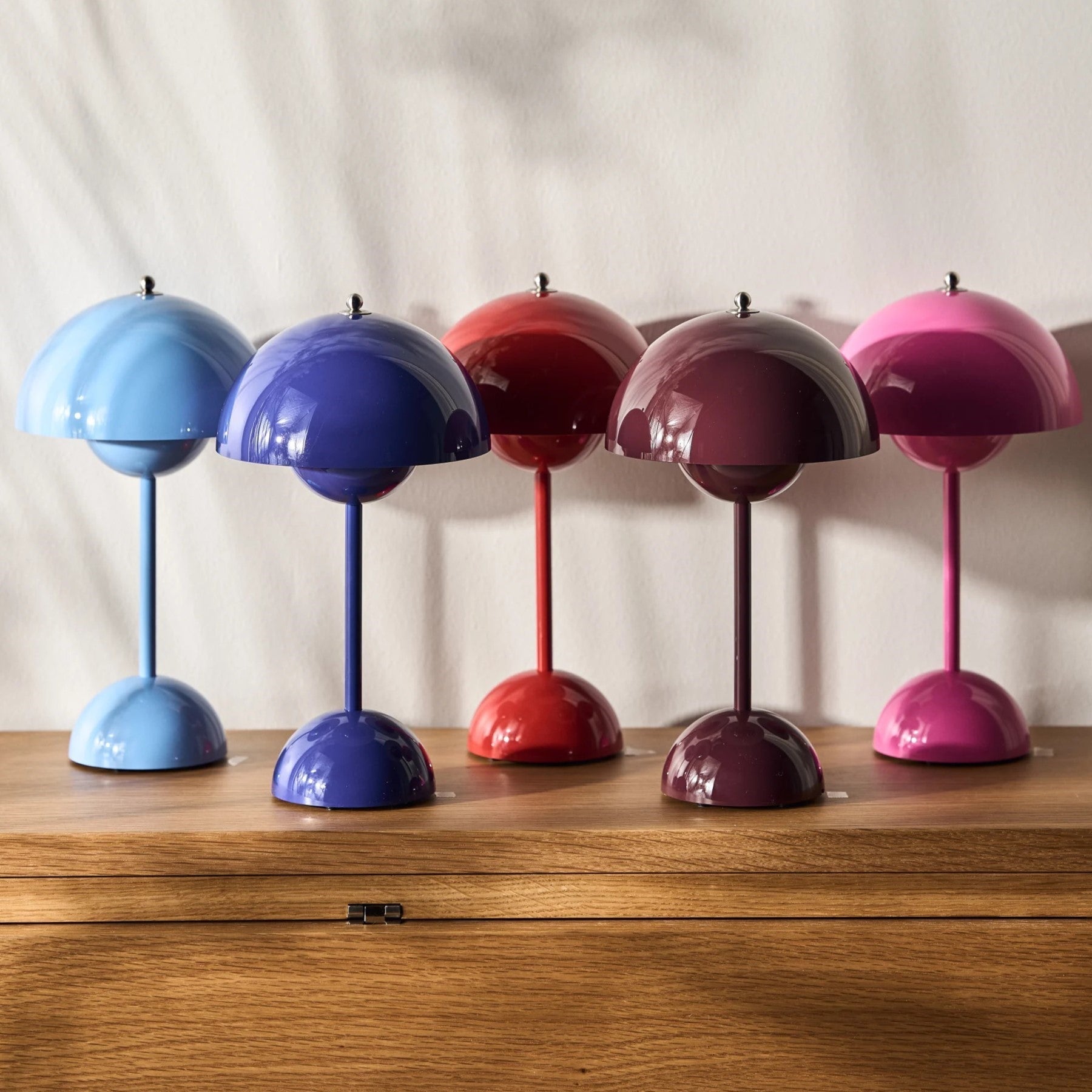 Wireless Table Lamp – Multicolor Mushroom Shape for Desk or Bedside Table