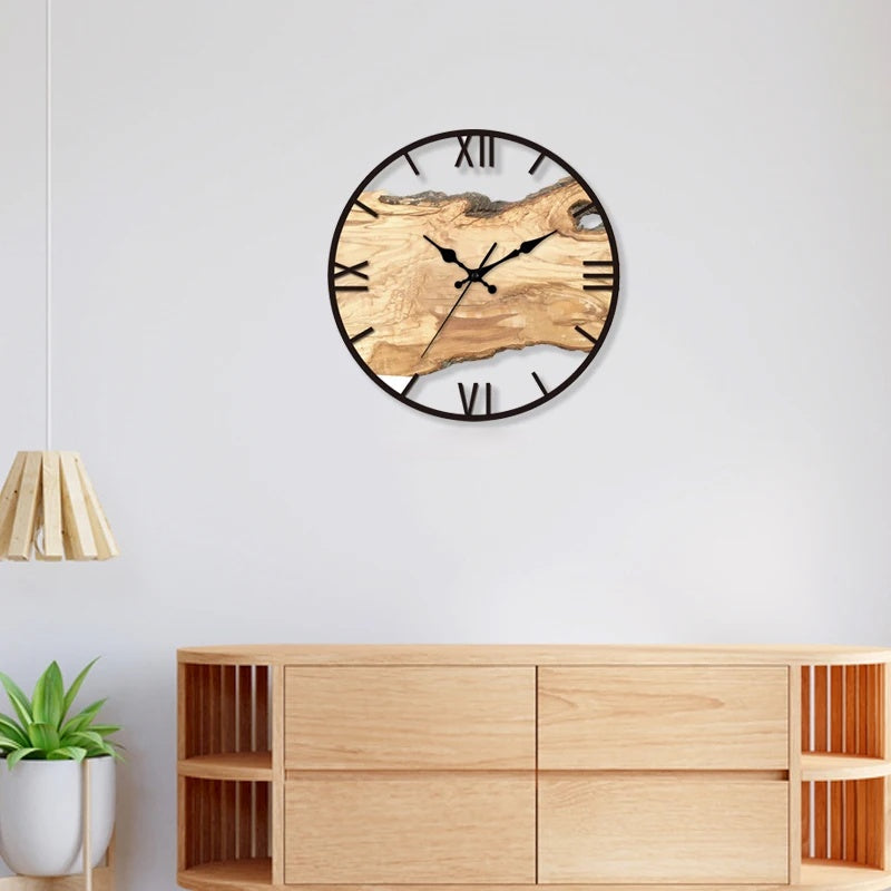 Transparent Wall Clock – Minimalist Acrylic, Modern Design for Living Room or Office