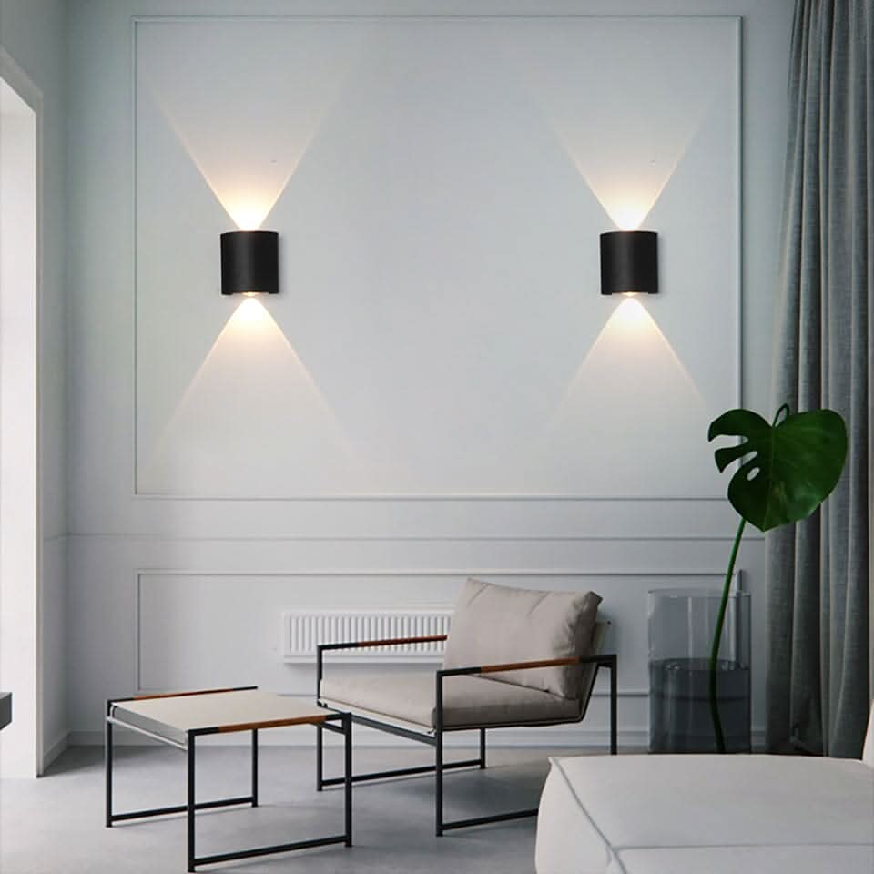 Outdoor Wall Light – Stainless Aluminium, Modern Design for Garden, Balcony or Driveway