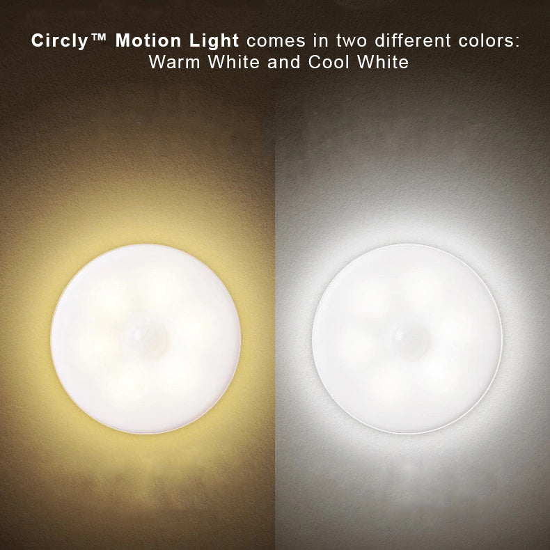 Motion Sensor Lamp – White, Modern Design for Hall, Staircase or Wardrobe Lighting