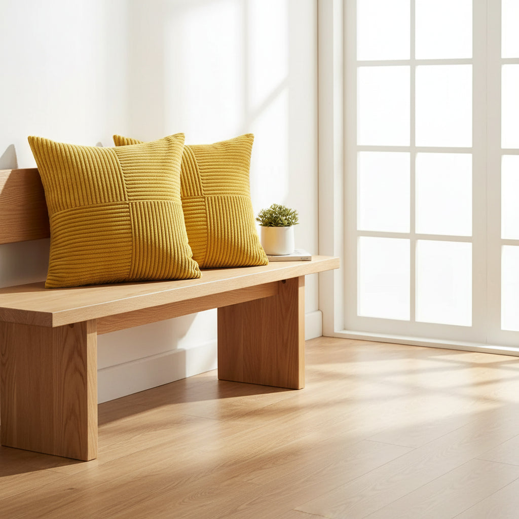 Corduroy Cushion Cover Set – Soft, Timeless Design for Living Room or Bedroom