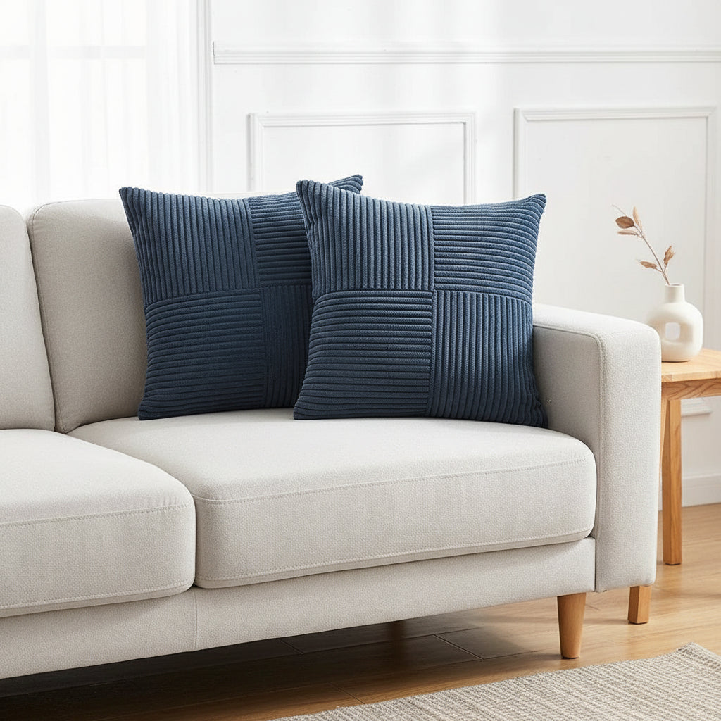 Corduroy Cushion Cover Set – Soft, Timeless Design for Living Room or Bedroom