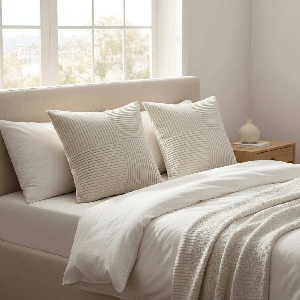 Corduroy Cushion Cover Set – Soft, Timeless Design for Living Room or Bedroom