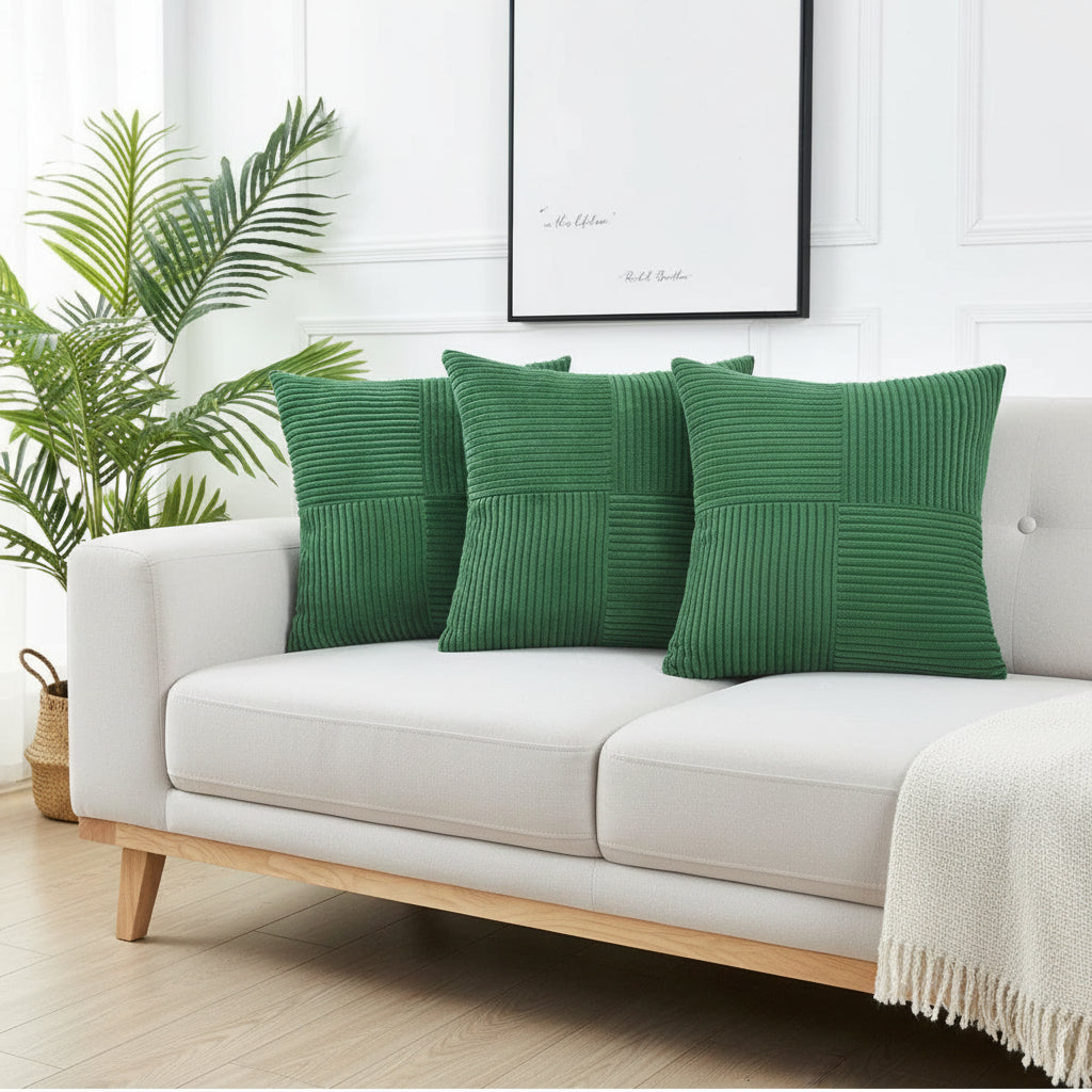 Corduroy Cushion Cover Set – Soft, Timeless Design for Living Room or Bedroom