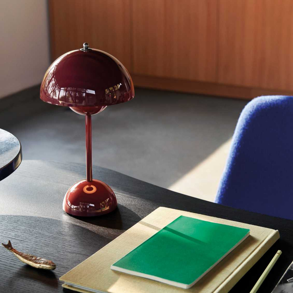 Wireless Table Lamp – Multicolor Mushroom Shape for Desk or Bedside Table