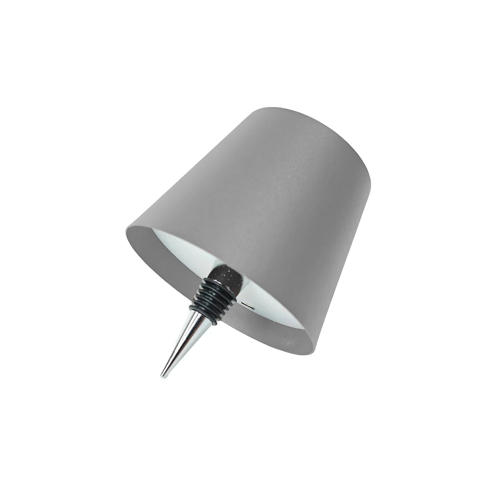 Glass Bottle Lamp – USB Rechargeable, Dimmable with 3 Colors for Creative Home Decor