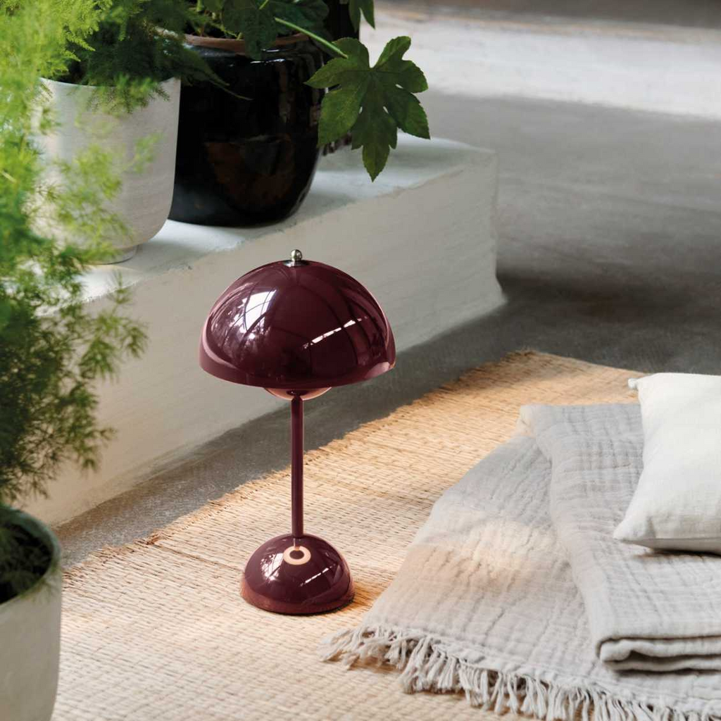 Wireless Table Lamp – Multicolor Mushroom Shape for Desk or Bedside Table