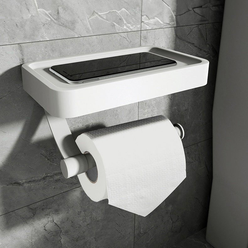Toilet Paper Holder with Storage Space – Stainless Steel, Minimalist Design for Bathroom or Toilet