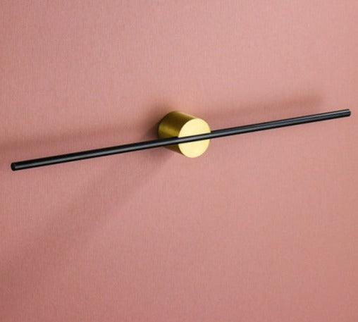 Metal Towel Holder – Brushed Aluminum, Minimalistic Design for Bathroom or Wellness Space