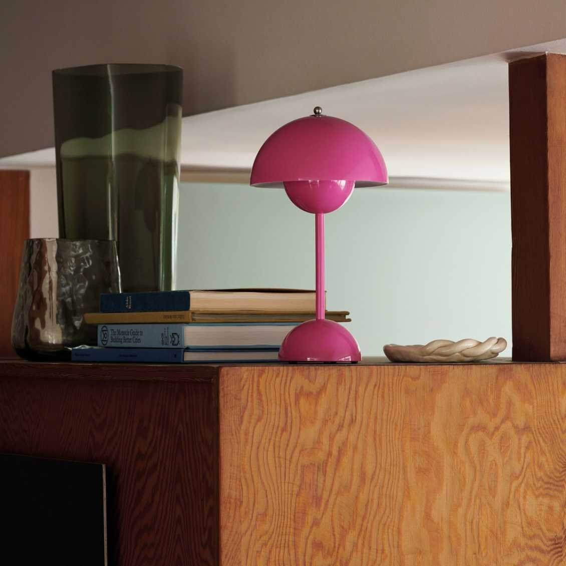 Wireless Table Lamp – Multicolor Mushroom Shape for Desk or Bedside Table