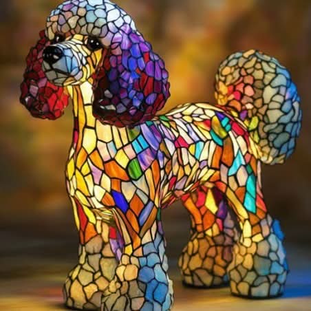 LED Night Lamp – Dog Breeds Design, Soft Light for Living Room or Bedroom Decoration
