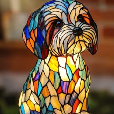 LED Night Lamp – Dog Breeds Design, Soft Light for Living Room or Bedroom Decoration