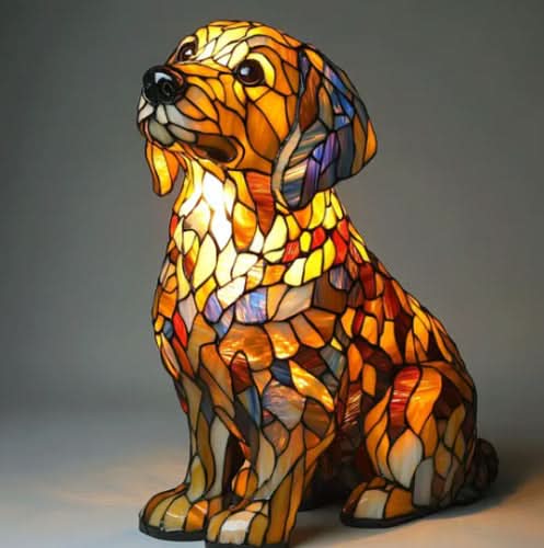 LED Night Lamp – Dog Breeds Design, Soft Light for Living Room or Bedroom Decoration