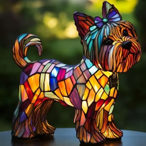 LED Night Lamp – Dog Breeds Design, Soft Light for Living Room or Bedroom Decoration