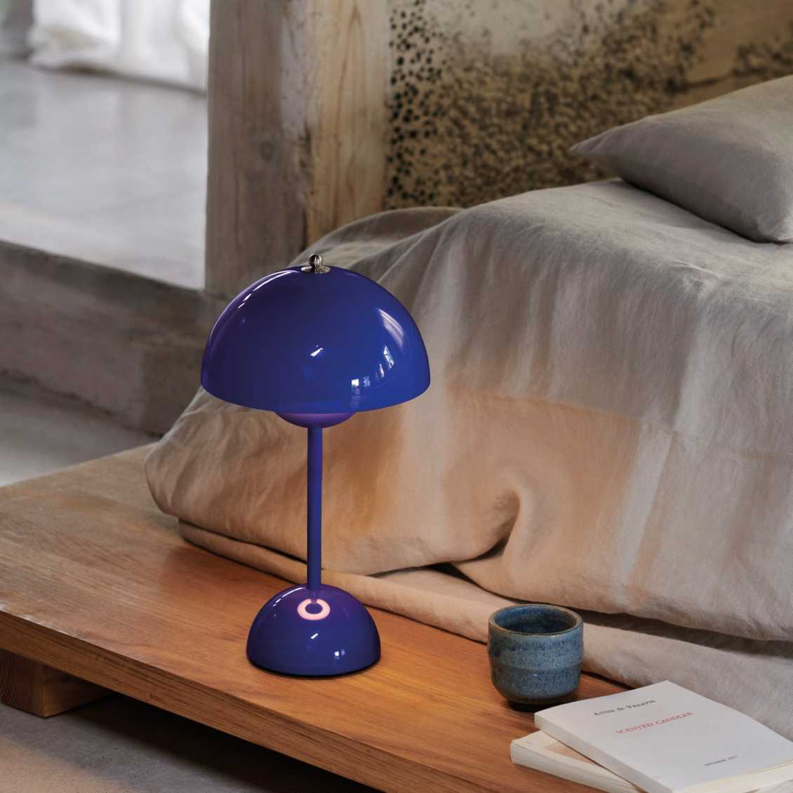 Wireless Table Lamp – Multicolor Mushroom Shape for Desk or Bedside Table